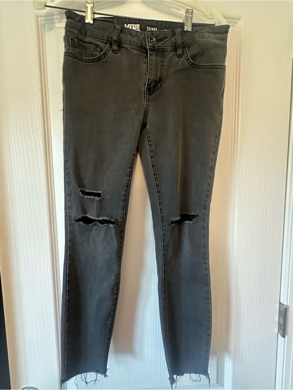 Vans Women’s Black Ripped Skinny Jeans